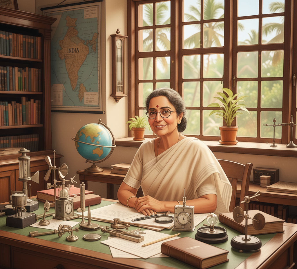 Anna Mani: The Weather Woman Who Measured India’s Skies and Defied the Odds